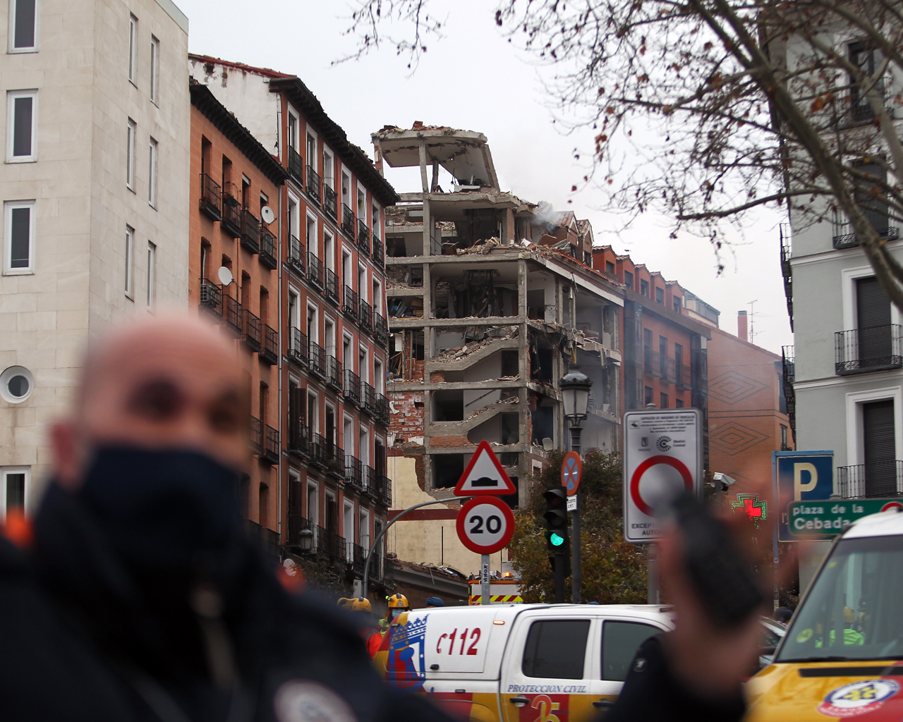 Explosión de gas Calle Toledo. Madrid. 20/01/2021